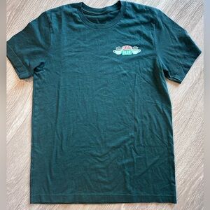 FRIENDS Central Perk Graphic T-Shirt - Dark Green - Unisex Medium